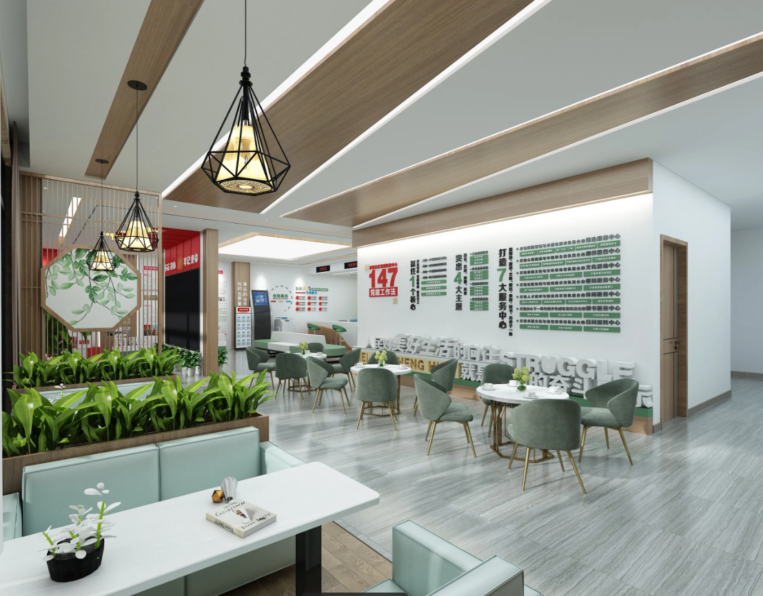 清遠黨建展廳設計公司裝修黨建黨群服務中心、紅色主題文化墻設計制作