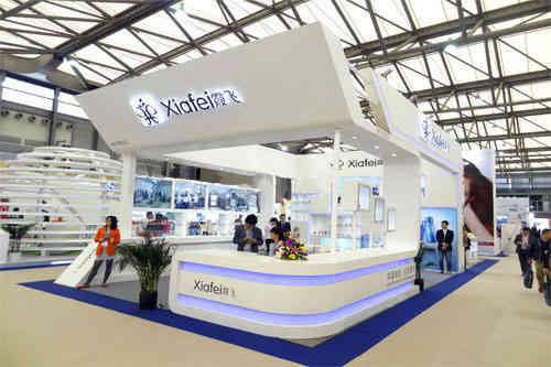 霞飛化妝品特裝展臺(tái)美博會(huì)廣州廣交會(huì)展臺(tái)搭建設(shè)計(jì)商