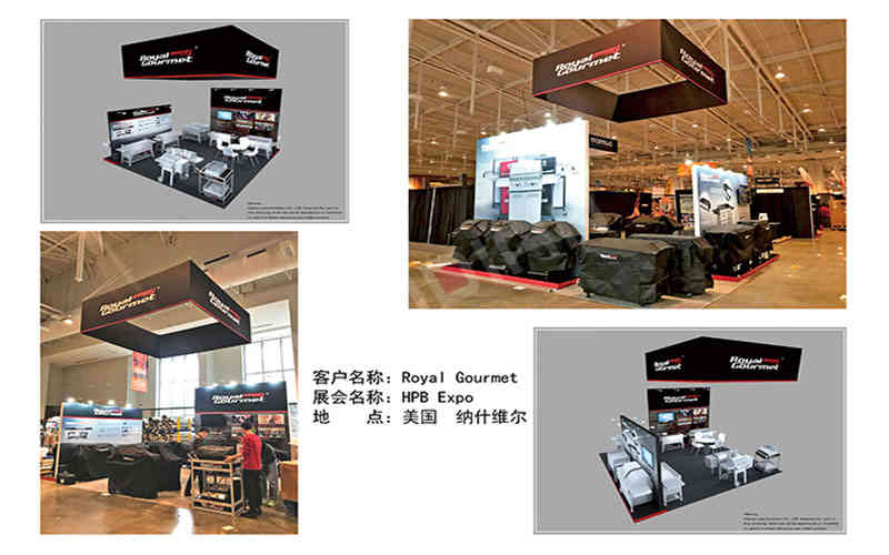 維點展覽設計公司助力多家企業(yè)美國展位設計搭建