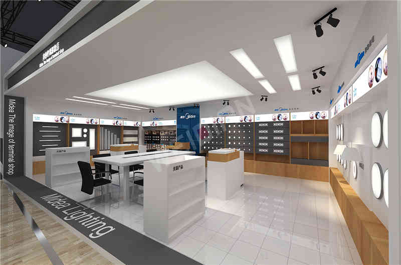 美的廣州國際照明展覽會-光亞展廣州展臺設(shè)計搭建