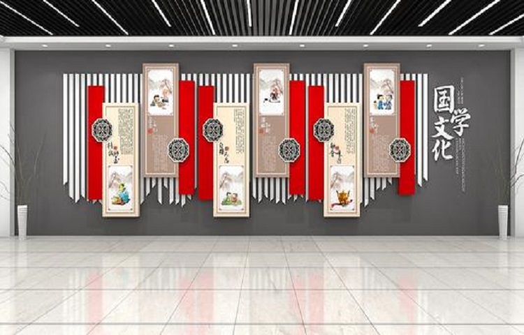 廣東省校園景觀設計_ 廣東校園走廊文化設計_廣東校園文化建設_ 廣東校園文化墻設計