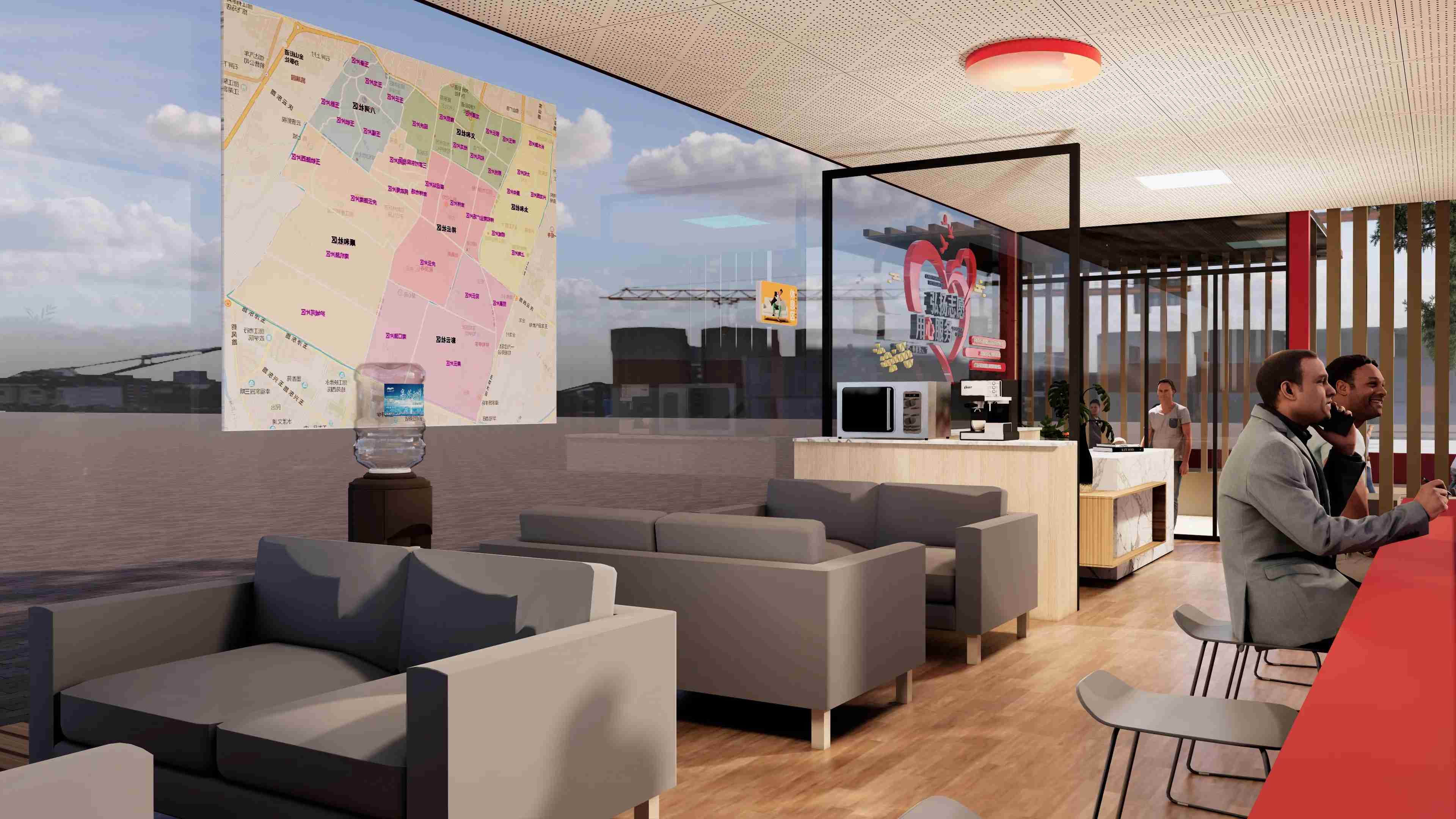 廣東佛山黨群服務驛站、廣東暖心驛站、廣東愛心驛站設計施工