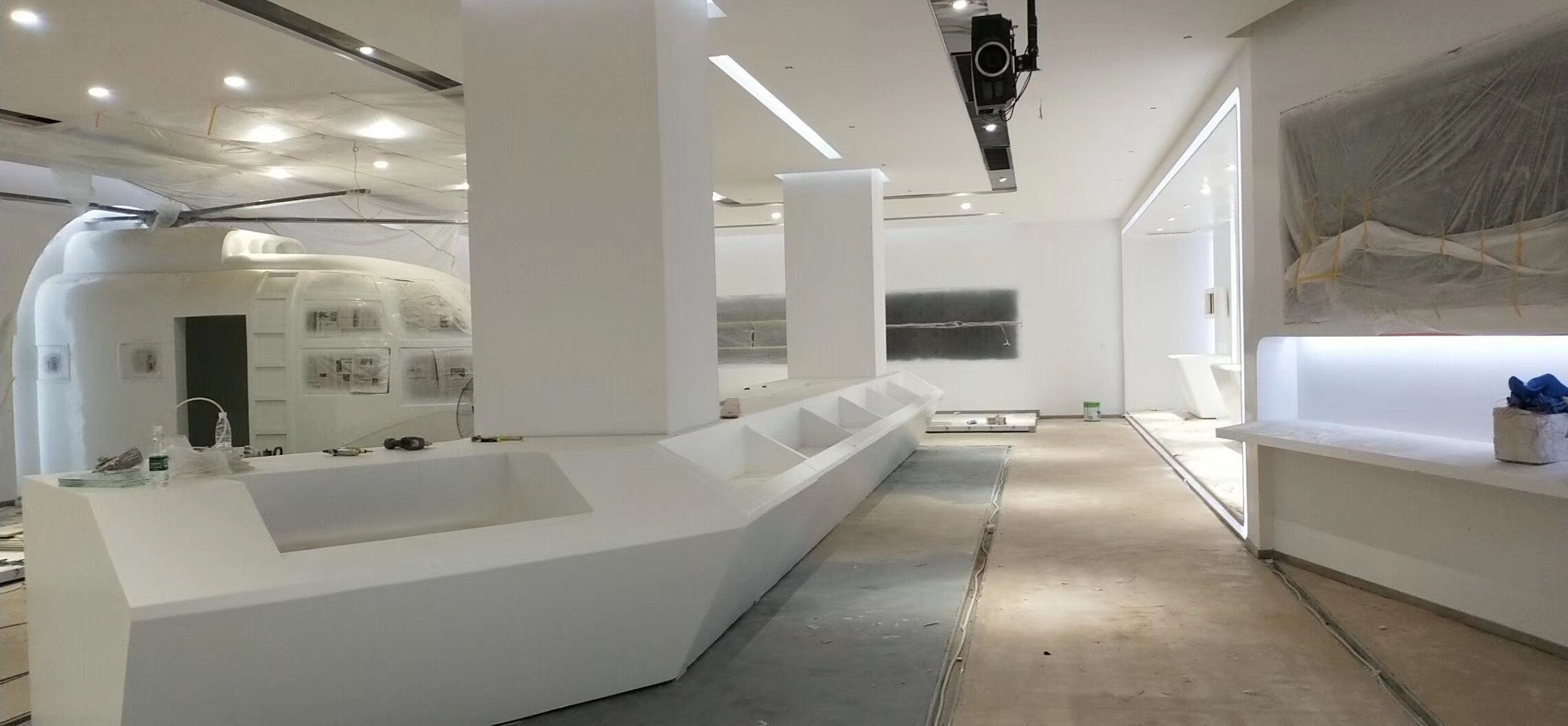 清遠展廳設計公司裝修景嘉微企業(yè)展覽館